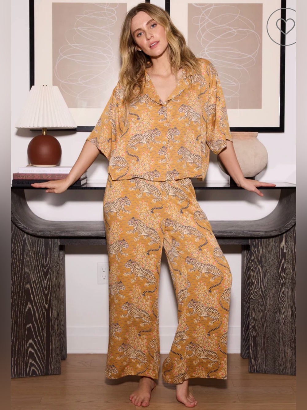 Printfresh Wildest Dreams Pajama Set in Bagheera